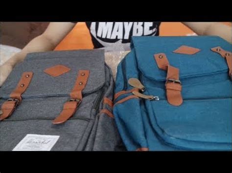fake herschel bag vs real